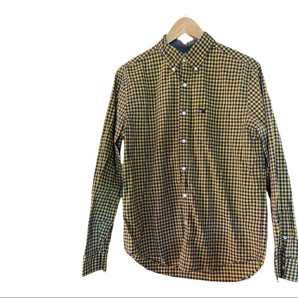 𝅺AMERICAN eagle 🦅 men’s button down size medium excellent condition - Picture 1 of 3